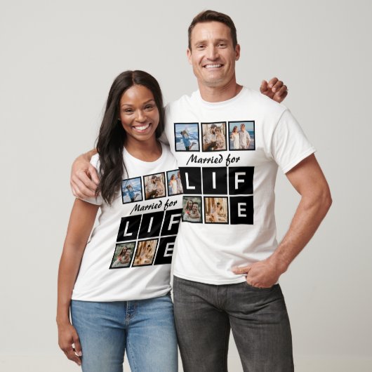 Modernes Verheiratete für Life 5 - Collage T-Shirt (Unisex)