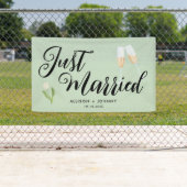 Modernes, verheiratetes Hochzeitsreisefahrzeug Banner (Insitu)