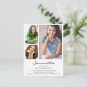 Modernes Verlass für Uni Trunk Party 3 Foto Postkarte (Stehend Vorderseite)