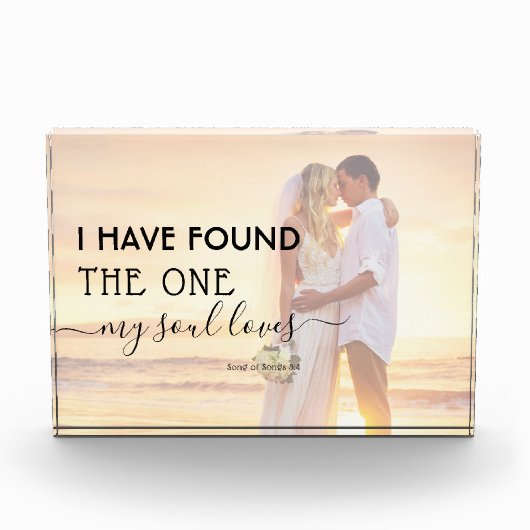 Modernes Verlobtes Foto fand eine Liebe meines Sou (Vorderseite)