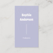 Modernes Vertikales Design | QR-Code und soziale L Visitenkarte (Vorderseite)