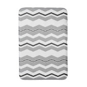 Modernes vertikales Zickzack mit irgendeiner Farbe Badematte (Vorderseite Vertikal)