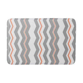 Modernes vertikales Zickzack mit irgendeiner Farbe Badematte
