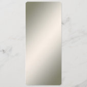 Modernes Verziertes Blumenmenü aus Gold Menükarte