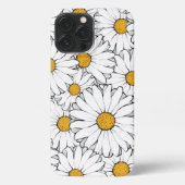 Modernes, Verziertes Daisy-Muster Wasserfarbe iPhone Hülle (Rückseite)