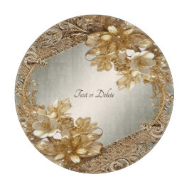 Modernes, Verziertes, florales Schnittboard Schneidebrett