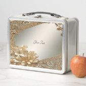 Modernes, Verziertes und florales Lunchbox (Beispiel)