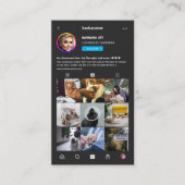 Modernes Veterinär-VET-Veterinärinjekt dunkel Visitenkarte (Vorderseite)