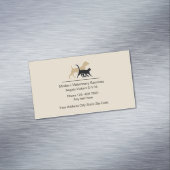 Modernes Veterinärdesign Magnetische Visitenkarte (Beispiel)