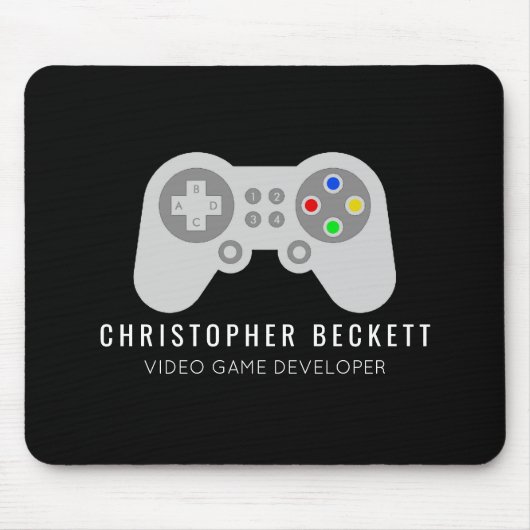 Modernes Videospiel-Entwickler, Designer Mousepad (Vorne)