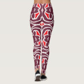 Modernes, vielfarbiges Trendy "Ratti_Creative_Arts Leggings (Rückseite)