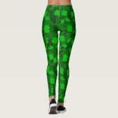 Modernes Vierblättriges Kleeblatt Leggings (Rückseite)
