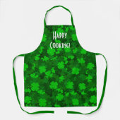 Modernes Vierblättriges Kleeblatt Schürze (Vorderseite)