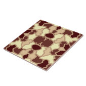 Modernes Vintag-braunes Farbschema Fliese (Seite)