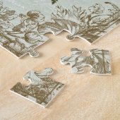 MODERNES VINTAG FRANZÖSISCHES BUTTERFLY PUZZLE (Seite)