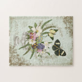 MODERNES VINTAG FRANZÖSISCHES BUTTERFLY PUZZLE (Horizontal)