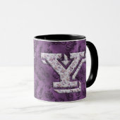 Modernes Vintag Y Tasse (VorderseiteRechts)