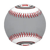 Modernes Vintage Milwaukee Grays Tribute Baseball (Rückseite)