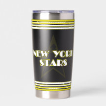 Modernes Vintage New York Stars Logo