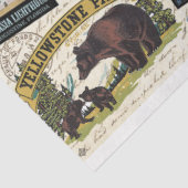 Modernes Vintage Travel USA Dekopapier Seidenpapier (Ausschnitt)