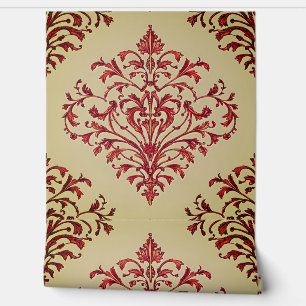 Modernes Vintages Blumenmuster4 Tapete