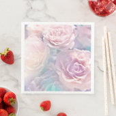 Modernes Vintages Blumenpapier-Abendessen Napkins Serviette (Beispiel)