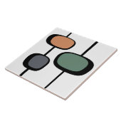 Modernes Vintages Design der 50er Jahre Abstrakt Fliese (Seite)