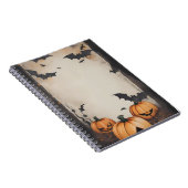 modernes Vintages Drehbuch Notizblock (Rechte Seite)