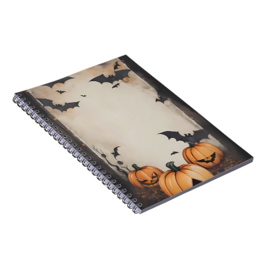 modernes Vintages Drehbuch Notizblock (Rechte Seite)