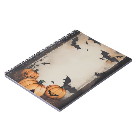 modernes Vintages Drehbuch Notizblock (Linke Seite)