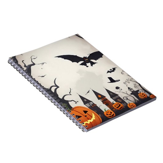 modernes Vintages Drehbuch Notizblock (Rechte Seite)