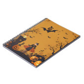 modernes Vintages Drehbuch Notizblock (Linke Seite)