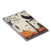 modernes Vintages Drehbuch Notizblock (Rechte Seite)