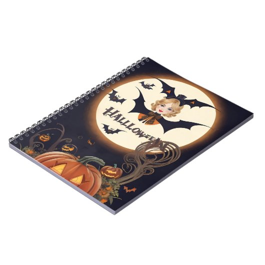 modernes Vintages Drehbuch Notizblock (Linke Seite)