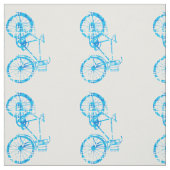 Modernes Vintages Fahrrad Stoff (Muster)