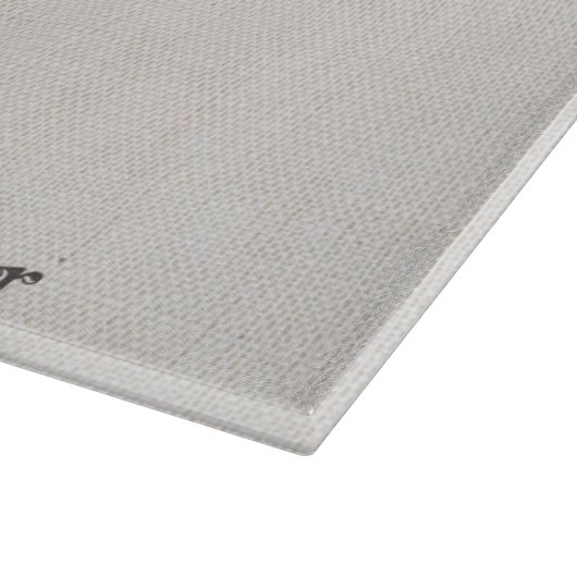 modernes Vintages französisches Café Schneidebrett (Ecke)