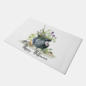 Modernes Vintages Halloween Cauldron Rezept 1 Fußmatte (Schrägansicht)