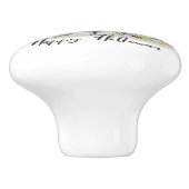 Modernes Vintages Halloween Cauldron Rezept 1 Keramikknauf (Seitenansicht)