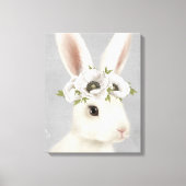 modernes Vintages Hasen Leinwanddruck (Vorderseite)