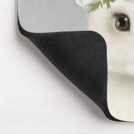 modernes Vintages Hasen Mousepad (Ecke)