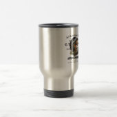 modernes Vintages Herbsthörnchen Reisebecher (Mittel)