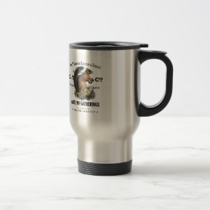 modernes Vintages Herbsthörnchen Reisebecher