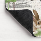 Modernes Vintages Kaninchen Mousepad (Ecke)