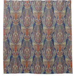 Modernes Vintages Kaschmir Paisley Shawl Gemustert Duschvorhang