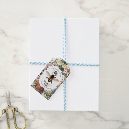 MODERNES VINTAGES KÖRPERBIEN GESCHENKANHÄNGER (Mit Garn)