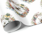 MODERNES VINTAGES KÖRPERBIEN GESCHENKPAPIER (Rolleneckpunkt)