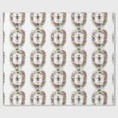 MODERNES VINTAGES KÖRPERBIEN GESCHENKPAPIER (Flach)
