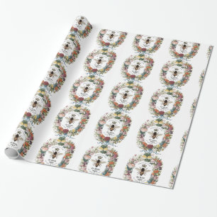 MODERNES VINTAGES KÖRPERBIEN GESCHENKPAPIER