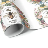 MODERNES VINTAGES KÖRPERBIEN GESCHENKPAPIER (Rolleneckpunkt)
