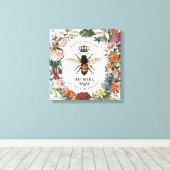 MODERNES VINTAGES KÖRPERBIEN LEINWANDDRUCK (Insitu (Holzboden))